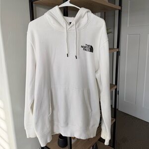 The North Face Men's White Hoodie Sweater